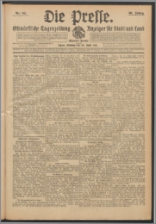 Die Presse 1912, Jg. 30, Nr. 94 Zweites Blatt, Drittes Blatt
