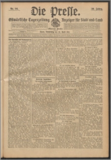 Die Presse 1912, Jg. 30, Nr. 96 Zweites Blatt, Drittes Blatt