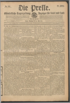 Die Presse 1912, Jg. 30, Nr. 112 Zweites Blatt, Drittes Blatt