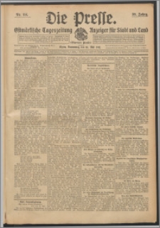 Die Presse 1912, Jg. 30, Nr. 114 Zweites Blatt, Drittes Blatt, Viertes Blatt