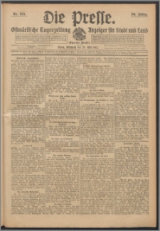 Die Presse 1912, Jg. 30, Nr. 123 Zweites Blatt, Drittes Blatt