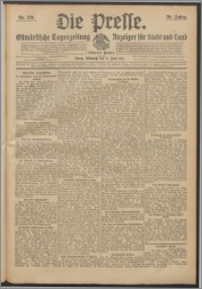 Die Presse 1912, Jg. 30, Nr. 129 Zweites Blatt, Drittes Blatt