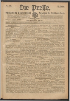 Die Presse 1912, Jg. 30, Nr. 131 Zweites Blatt, Drittes Blatt