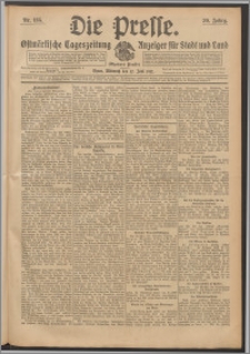 Die Presse 1912, Jg. 30, Nr. 135 Zweites Blatt, Drittes Blatt