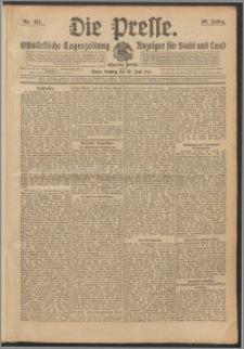 Die Presse 1912, Jg. 30, Nr. 151 Zweites Blatt, Drittes Blatt, Viertes Blatt, Fünftes Blatt