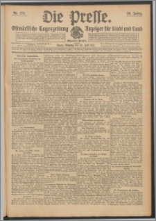 Die Presse 1912, Jg. 30, Nr. 170 Zweites Blatt, Drittes Blatt