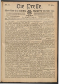 Die Presse 1912, Jg. 30, Nr. 179 Zweites Blatt, Drittes Blatt