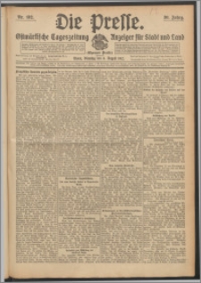 Die Presse 1912, Jg. 30, Nr. 182 Zweites Blatt, Drittes Blatt