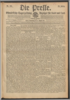Die Presse 1912, Jg. 30, Nr. 184 Zweites Blatt, Drittes Blatt