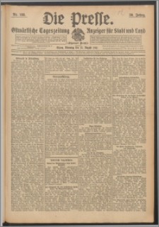 Die Presse 1912, Jg. 30, Nr. 188 Zweites Blatt, Drittes Blatt