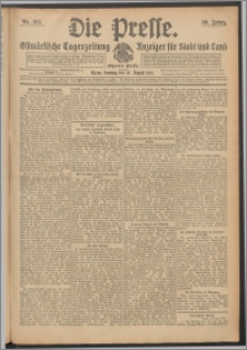 Die Presse 1912, Jg. 30, Nr. 193 Zweites Blatt, Drittes Blatt, Viertes Blatt