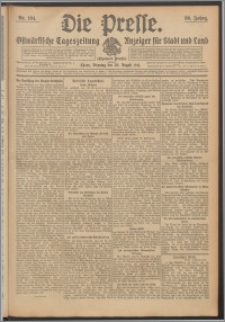 Die Presse 1912, Jg. 30, Nr. 194 Zweites Blatt, Drittes Blatt