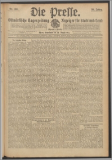 Die Presse 1912, Jg. 30, Nr. 198 Zweites Blatt, Drittes Blatt