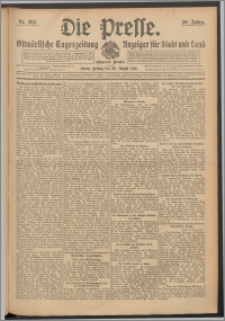 Die Presse 1912, Jg. 30, Nr. 203 Zweites Blatt, Drittes Blatt