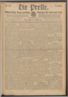 Die Presse 1912, Jg. 30, Nr. 209 Zweites Blatt, Drittes Blatt