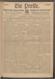 Die Presse 1912, Jg. 30, Nr. 210 Zweites Blatt, Drittes Blatt