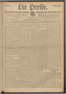 Die Presse 1912, Jg. 30, Nr. 211 Zweites Blatt, Drittes Blatt, Viertes Blatt