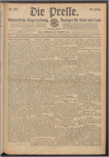 Die Presse 1912, Jg. 30, Nr. 213 Zweites Blatt, Drittes Blatt