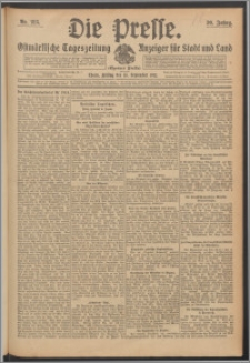 Die Presse 1912, Jg. 30, Nr. 215 Zweites Blatt, Drittes Blatt