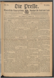 Die Presse 1912, Jg. 30, Nr. 218 Zweites Blatt, Drittes Blatt