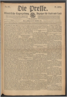 Die Presse 1912, Jg. 30, Nr. 221 Zweites Blatt, Drittes Blatt
