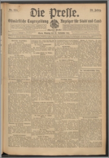 Die Presse 1912, Jg. 30, Nr. 224 Zweites Blatt, Drittes Blatt