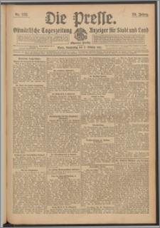 Die Presse 1912, Jg. 30, Nr. 232 Zweites Blatt, Drittes Blatt, Viertes Blatt