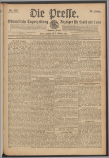 Die Presse 1912, Jg. 30, Nr. 233 Zweites Blatt, Drittes Blatt, Viertes Blatt