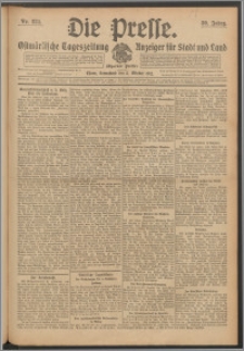 Die Presse 1912, Jg. 30, Nr. 234 Zweites Blatt, Drittes Blatt