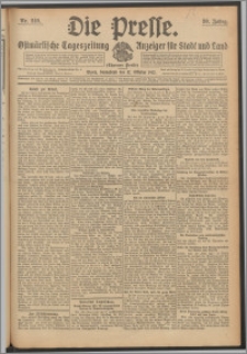 Die Presse 1912, Jg. 30, Nr. 240 Zweites Blatt, Drittes Blatt