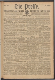 Die Presse 1912, Jg. 30, Nr. 243 Zweites Blatt, Drittes Blatt