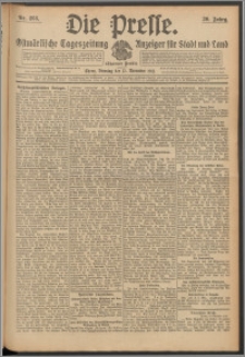 Die Presse 1912, Jg. 30, Nr. 266 Zweites Blatt, Drittes Blatt, Viertes Blatt