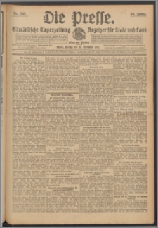 Die Presse 1912, Jg. 30, Nr. 269 Zweites Blatt, Drittes Blatt, Viertes Blatt