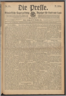 Die Presse 1912, Jg. 30, Nr. 271 Zweites Blatt, Drittes Blatt, Viertes Blatt, Fünftes Blatt