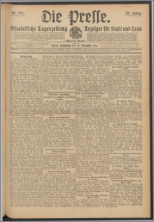 Die Presse 1912, Jg. 30, Nr. 275 Zweites Blatt, Drittes Blatt, Viertes Blatt