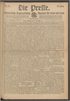 Die Presse 1912, Jg. 30, Nr. 277 Zweites Blatt, Drittes Blatt