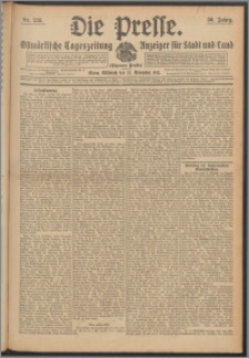 Die Presse 1912, Jg. 30, Nr. 278 Zweites Blatt, Drittes Blatt, Viertes Blatt