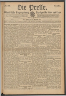 Die Presse 1912, Jg. 30, Nr. 280 Zweites Blatt, Drittes Blatt, Viertes Blatt