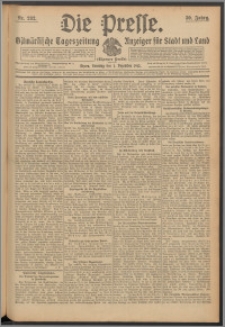 Die Presse 1912, Jg. 30, Nr. 282 Zweites Blatt, Drittes Blatt, Viertes Blatt, Fünftes Blatt, Sechstes Blatt