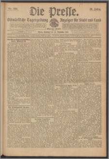 Die Presse 1912, Jg. 30, Nr. 300 Zweites Blatt, Drittes Blatt, Viertes Blatt, Fünftes Blatt