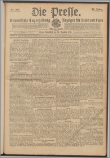 Die Presse 1912, Jg. 30, Nr. 303 Zweites Blatt, Drittes Blatt