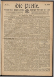 Die Presse 1912, Jg. 30, Nr. 304 Zweites Blatt, Drittes Blatt, Viertes Blatt