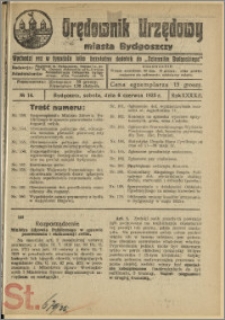 Orędownik Urzędowy Miasta Bydgoszczy, R.42, 1925, Nr 14