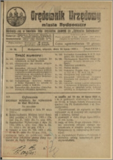 Orędownik Urzędowy Miasta Bydgoszczy, R.42, 1925, Nr 16