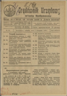 Orędownik Urzędowy Miasta Bydgoszczy, R.42, 1925, Nr 17