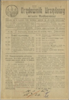 Orędownik Urzędowy Miasta Bydgoszczy, R.42, 1925, Nr 29