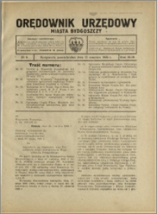 Orędownik Urzędowy Miasta Bydgoszczy, R.43, 1926, Nr 9