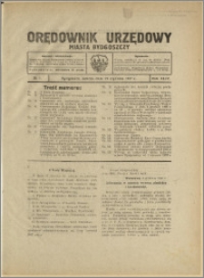 Orędownik Urzędowy Miasta Bydgoszczy, R.44, 1927, Nr 1