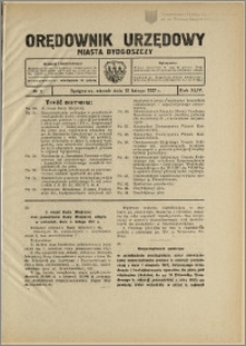 Orędownik Urzędowy Miasta Bydgoszczy, R.44, 1927, Nr 3