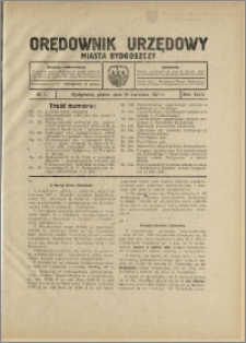 Orędownik Urzędowy Miasta Bydgoszczy, R.44, 1927, Nr 7